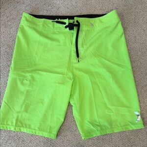 Hurley Men's Bright Green Board Shorts